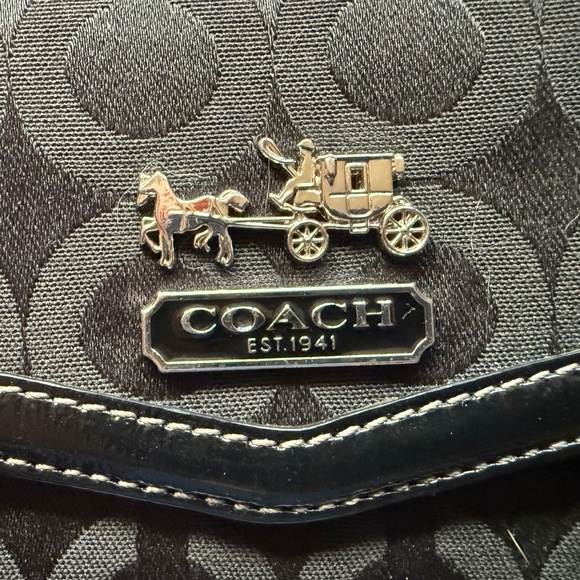 Coach Madison Signature Checkbook Flap Wallet - Picture 10 of 10